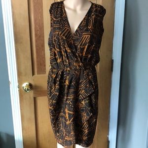 Danny & Nicole Tribal Print Dress